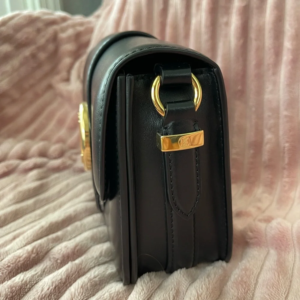 Louis Vuitton LV Pont 9 crossbody leather handbag black - Picture 7 of 10